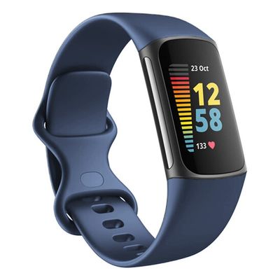 Seleek Replacement Silicone Band for Fitbit Charge 5, Dark Blue, Unisex, 12-Month Warranty