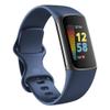 Seleek Replacement Silicone Band for Fitbit Charge 5, Dark Blue, Unisex, 12-Month Warranty view 1