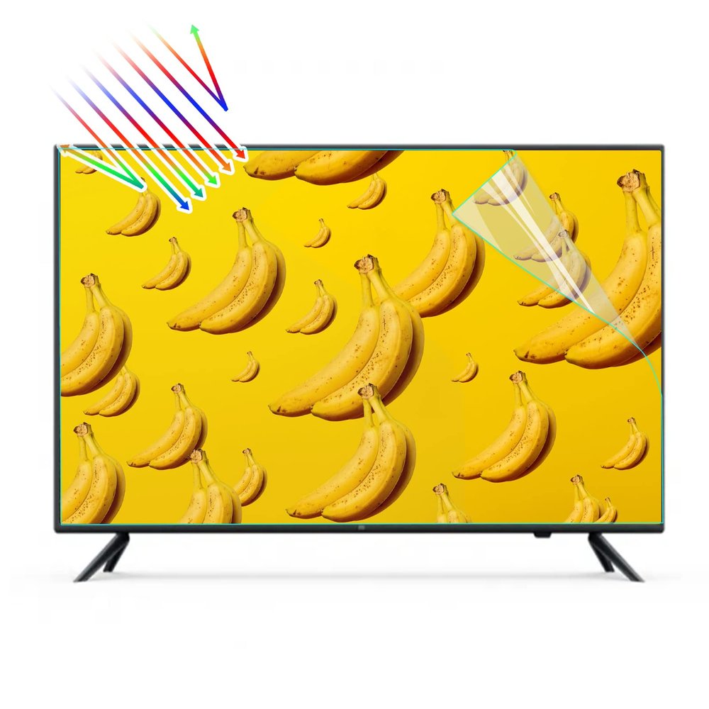TYRHMY 43 Inch LCD TV Screen Protector Material Film Anti-Glare/Out Blue Light/Anti Scratch Take Care of Your Eyesight Protect Your Television from Vandalism