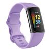 Seleek Replacement Silicone Band for Fitbit Charge 5, Lavender, Unisex, Waterproof, 12-Month Warranty view 1