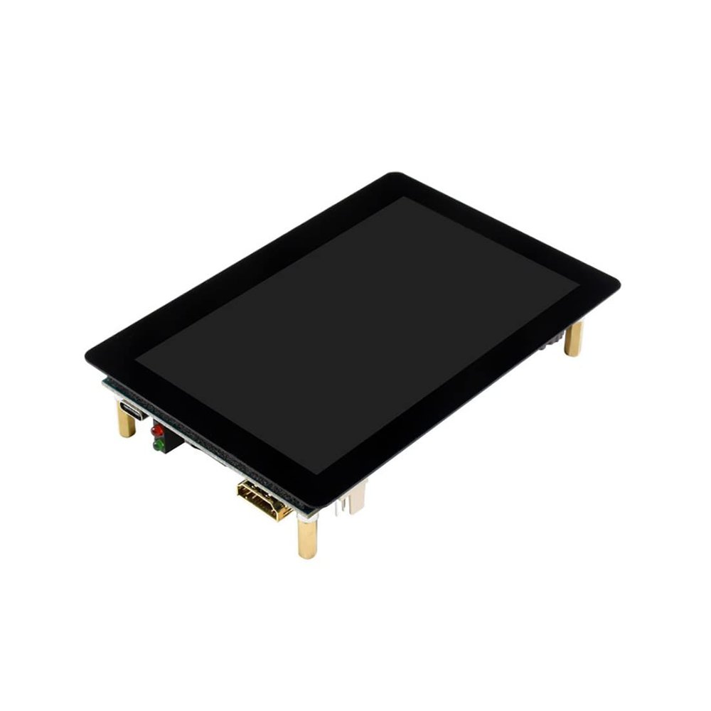 5inch Touch Screen Expansion Base for Raspberry Pi Compute Module 4 (CM4), Gigabit Ethernet RJ45, with PoE Header
