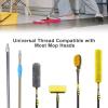Sartatue Thread Tip Replacement,Ultra Threaded Tip Repair Kit 1 Inch Extension Pole Adapter Tips Metal Threaded Handle Tips for Mop Broom Brush (1 Inch-2PCS) view 4