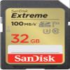 SanDisk 32GB Extreme SDHC UHS-I Memory Card - C10, U3, V30, 4K, UHD, SD Card - SDSDXVT-032G-GNCIN view 1