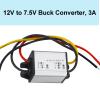 12v to 7.5v Converter DC Step Down Buck Voltage Regulator DC Transformer Power Supply 3A 22.5W Waterproof Car Converter Compatible with Led Light Car Truck Boat view 2