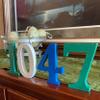 4 Tall Wooden Number 4  1/2 Thick Baltic Birch  Paintable DIY Decor, Signs & Crafts - Pack of 1 view 4
