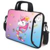 AMARY 15.4" 15.6" laptop sleeve adjustable shoulder strap with handle accessory pocket for men women (15" JDB-1) view 2
