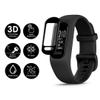Tznzxm [3-Pack] Screen Protector for Garmin Vivosmart 5, Full Coverage 3D Curved Edge Frame Case Friendly Anti Scratch Anti-Bubble HD Clear PET Film for Garmin Vivosmart 5 smartwatch view 3