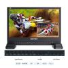 SEETEC 15.6" 4K156-9HSD Broadcast Monitor with IPS UHD 3840x2160 4xHDMI Quad Split Display 3G SDI VGA DVI for Professional Live Event Post Production Director Film Camera Field view 4