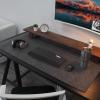 ZPEE Felt Gaming Mouse Pad Large,Not-Slip Mouse Mats for Computer Writing Mat for Desk Mice Mat Washable Keyboard Mat-Dark Gray 60x120cm view 2