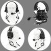 HEARFALCOM Dual Communication COMTA III Tactical Headset with PTT Adapters U94 PTT Compatible with Baofeng UV-5R, UV-82 Walkie Talkie Suitable for Airsoft Sports, Hunting, Hearing Protection (BK) view 3