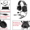 HEARFALCOM Dual Communication COMTA III Tactical Headset with PTT Adapters U94 PTT Compatible with Baofeng UV-5R, UV-82 Walkie Talkie Suitable for Airsoft Sports, Hunting, Hearing Protection (BK) view 4