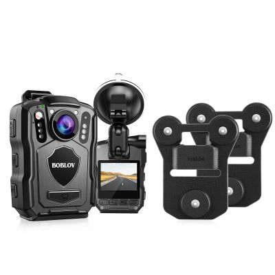 BOBLOV Bundle Deal, M5 128GB 2K Police Body Camera, GPS Enabled &1440P Body Mounted Cam, 128G Body Cam Built-in 4200MAH Battery, IP67 Waterproof Body Camera Magnet Mount