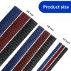 9 Roll 16 ft Cord Protector Wire Loom Tubing Braided Cable Management Sleeve PET Expandable Cord Organizer Cable Sleeves with 3 Pack Heat Shrink Tubes for USB Cable Power Audio Video Cable view 2