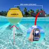 Portable Fish Finder Large HD Display Wireless Fish Finder, Fish Finders & Depth Finders for Boats with 147 feet Depth Detection Sensor, Rechargeable Castable Fish Finder Display Fish, Temp, Depth view 3