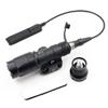 LThyzszb Tactical Picatinny Flashlight M300A Mini Light LED Whitelight with Strobe Weapon Light with Pressure Switch Tactical Flashlight 400 Lumens (Black, M300A) view 2