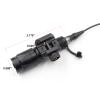 LThyzszb Tactical Picatinny Flashlight M300A Mini Light LED Whitelight with Strobe Weapon Light with Pressure Switch Tactical Flashlight 400 Lumens (Black, M300A) view 4