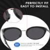 BLAZERBUCK Replacement Nose Piece Pads for Oakley Top Knot OO9434/Side Swept OO9445/HSTN OO9464/Wildrye OO9230/HSTN HQ OX8208 Sunglasses - Black view 2