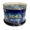 DVD+R DL Double Layer Logo 8X 8.5GB 240min Video  LSK Media Logo Top, 50 Pack in Spindle | Blank DVDs for Burning Video | DVD Discs Blank | Recordable DVDs view 3