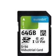 Swissbit SFSD016GL2AM1TO-E-ZK-22P-STD, Memory Cards Industrial SD Card, S-56, 16 GB, 3D PSLC Flash