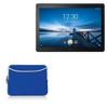 BoxWave Case Compatible with Lenovo Smart Tab P10 Wi-Fi - SoftSuit with Pocket, Soft Pouch Neoprene Cover Sleeve Zipper Pocket - Super Blue view 1