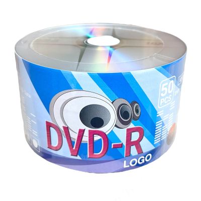 DVD-R 4.7GB 16X, LSK Media Logo Top, 50-Pack | Blank DVDs for Burning Video | DVD Discs Blank | Recordable DVDs