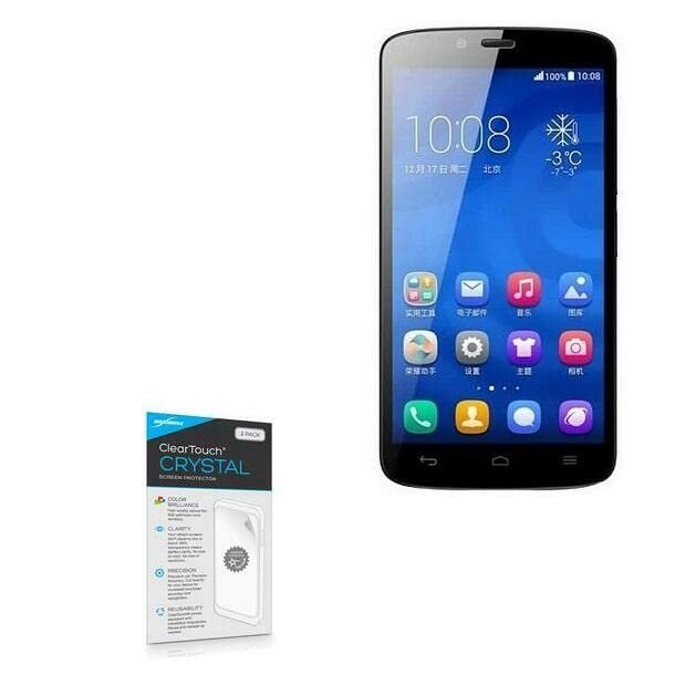 BoxWave Screen Protector Compatible with Honor 3C Play - ClearTouch Crystal (2-Pack), HD Film Skin - Shields from Scratches