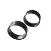 hecere RFID Rewritable Dual Frequency In One IDT5577&IC CUID Black Ceramics Smart Finger Ring Wear for Men or Women (black-18mm) view 3