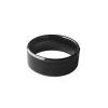 hecere RFID Rewritable Dual Frequency In One IDT5577&IC CUID Black Ceramics Smart Finger Ring Wear for Men or Women (black-18mm) view 4