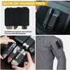 VIPERADE Tactical Modular Organizer, EDC Elastic Organizer Holder, Tool Insert Pouch, MOLLE Panel, Black Leather view 3