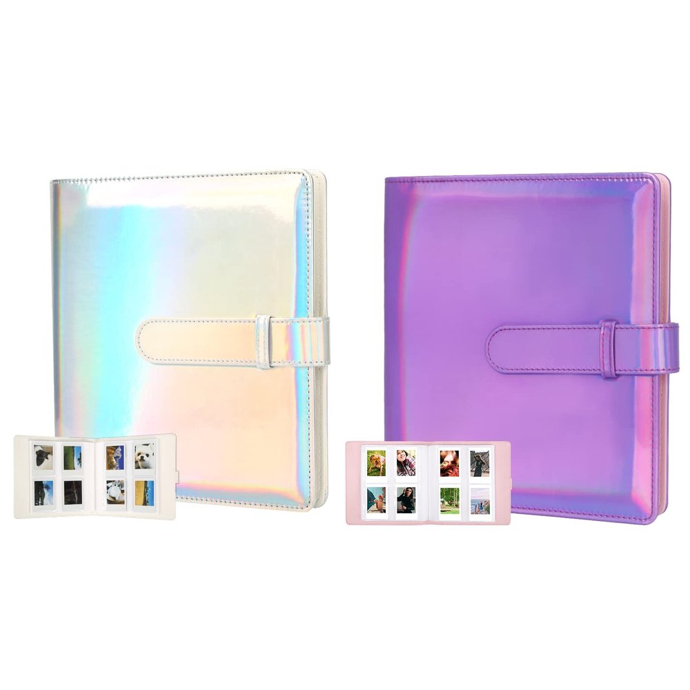 2Packs 256 Pockets Photo Album for Fujifilm Instax Mini LiPlay 11 90 70 50S 26 25 9 8+ 8 7S Instant Camera/Mini Link SP-1 Printer, Polaroid Snap SnapTouch PIC-300 Z2300 Mint Zip Instant Camera Printer