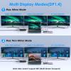 WAVLINK USB C Docking Station 4K Triple Display (2 HDMI + 1 Displayport) with 100W PC Charging, Gigabit Ethernet, 4 USB 3.0, SD/TF Card Slot, Audio, for Dell HP MacBook Lenovo and Other USB C Laptops view 4