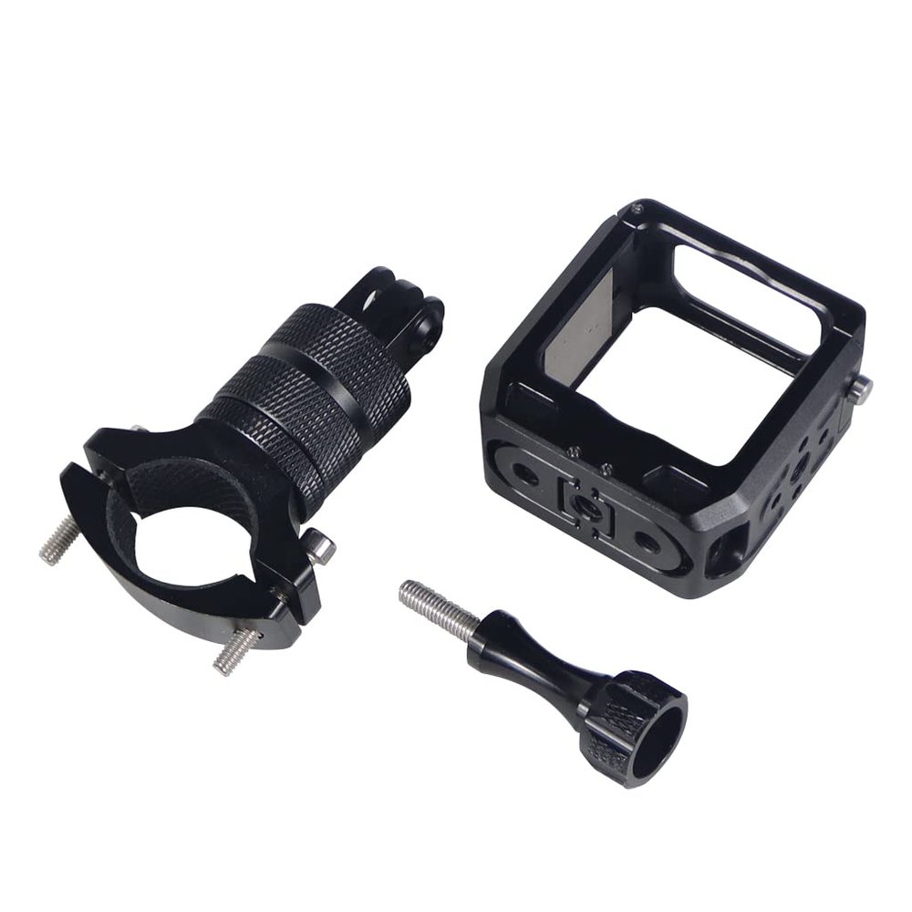 BGNing Action 2 Camera Cage, Action 2 Magnetic Frame Case with Bottom Magnetic 2 Slots Interface/1/4 A-rri Positioning Hhole for Action 2 (Kit A)
