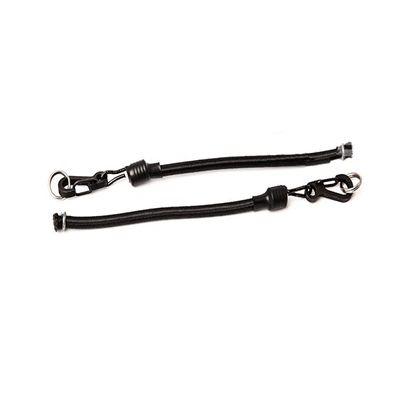 FMA Bungee Replacement Elastic Rubber Band Cord String Hook 1 Pair for ARC Helmet for Fixed NVG VAS (BK)