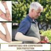 Eurzom 8 Pairs Elderly Skin Protector Sleeves Thin Skin Arm Sleeve Bruise Protective from Abrasions Tear Sun Exposure(Nude Color, White) view 2