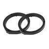 A ABSOPRO Car Speaker Spacers Adapter 6.5inch Mounting Bracket Ring for Honda Civic 2006-2012 Plastic Black 2 Pcs view 1