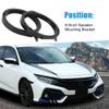 A ABSOPRO Car Speaker Spacers Adapter 6.5inch Mounting Bracket Ring for Honda Civic 2006-2012 Plastic Black 2 Pcs view 2