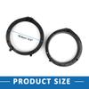 A ABSOPRO Car Speaker Spacers Adapter 6.5inch Mounting Bracket Ring for Honda Civic 2006-2012 Plastic Black 2 Pcs view 3