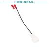 ACROPIX Car Wiring Harness Speaker Wire Adapter Fit for Toyota Highlander Pack of 4 White view 4