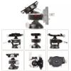 OBO S26 Type Clamp Hollowed-Out Panoramic Lightweight Lock Quickly Ball Head with 1/4 Quick Release Plate for 360 Rotating Professional CNC Ballhead DSLR Cameras Tripods Max Loading 13lbs/6kg view 4
