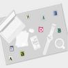100Pcs Alphabet Letter Stickers, Waterproof Stickers for Scrapbook, Laptop, Computers, Skateboards, Water Bottles and Gift view 3