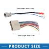 A ABSOPRO Car CD Player Wiring Harness Radio Adapter Set for Ford Focus 2005-2007 Plastic White view 3