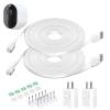 DIANMU 26FT Magnetic Charging Cable with Charger for Arlo Pro 4/Pro 5S/Pro 3/Ultra 2 Spotlight Camera, Outdoor Power Adapter and Extension Cord for Arlo (Not for Floodlight/Pro2/Essential), 2 Pack view 1