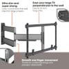 Vogel's TVM 5845 Full-Motion Ultra-Thin TV Wall Bracket for 55-100 inch TVs, Max. 121 lbs, Swivels up to 180, Full-Motion TV Mount max. VESA 600x400, Universally Compatible view 2