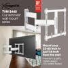 Vogel's TVM 5445 Full-Motion Ultra-Thin TV Wall Bracket for 32-65 inch TVs, Max. 77 lbs, Swivels up to 180, Full-Motion TV Mount max. VESA 400x400, Universally Compatible view 2