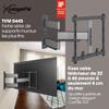 Vogel's TVM 5445 Full-Motion Ultra-Thin TV Wall Bracket for 32-65 inch TVs, Max. 77 lbs, Swivels up to 180, Full-Motion TV Mount max. VESA 400x400, Universally Compatible view 2