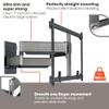 Vogel's TVM 5855 Full-Motion Ultra Strong TV Wall Mount for Large and Heavy TVs up to 100 inches and 165 lbs, Swivels up to 120, Max. VESA 600x400, Universally Compatible view 3