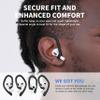 DamonLight Ear Hooks 2 Pairs for AirPods Pro 2 & 1, AirPods 4 & 3, Anti-Slip Comfortable Fit, Ergonomic Design, Accessories (Large, Black) view 3