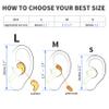 DamonLight Ear Hooks 2 Pairs for AirPods Pro 2 & 1, AirPods 4 & 3, Anti-Slip Comfortable Fit, Ergonomic Design, Accessories (Large, Black) view 4