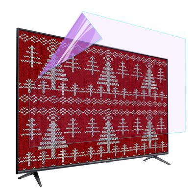 CUNIO 48-75" Anti Blue Light TV Screen Protector, Matte Monitor Film, Anti Glare Anti-Scratch Protector Film, for Samsung Sony Sharp Hisense LG etc / 60in 1338x756mm