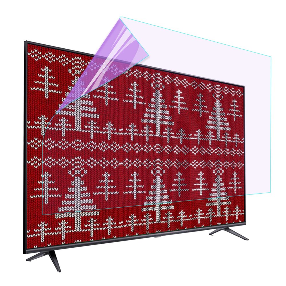 CUNIO 48-75" Anti Blue Light TV Screen Protector, Matte Monitor Film, Anti Glare Anti-Scratch Protector Film, for Samsung Sony Sharp Hisense LG etc / 60in 1338x756mm